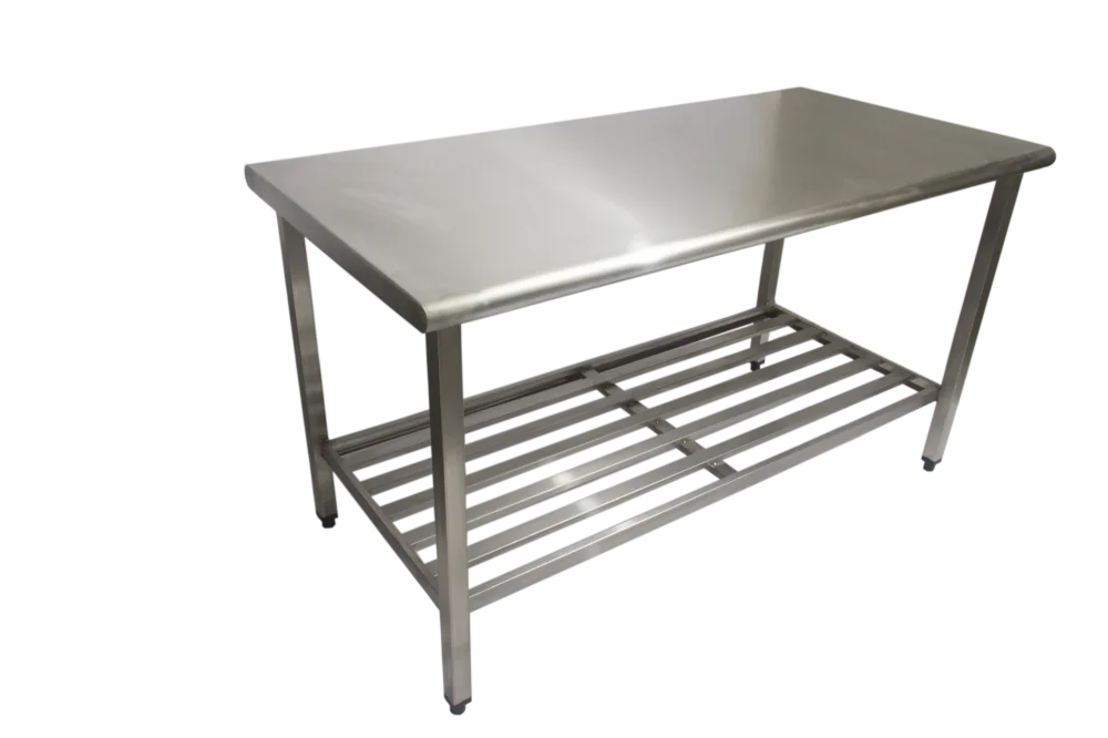 Mesa Inox 430 Com Grade Inferior Fixa